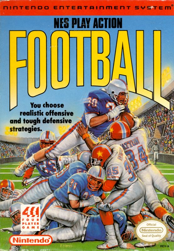 Play Action Football box art for NES